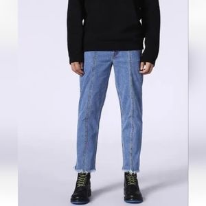 DIESEL DAGH-SP Regular Straight 90's Inspired Jeans 084TD Men Size 33 x 32 NWT